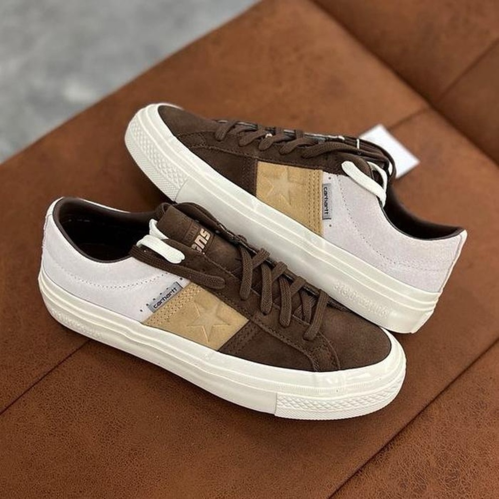 RARE Converse CONS x Carhartt WIP One Star Academy Pro‎ Sz 5 brown